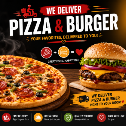 Pizza + Burger